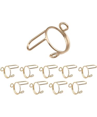 10 Nail Rings Adjustable Detachable Fingernail Rings Reusable Metal Nail Ring Set For False Nail Removable Nail Art Decoration Women Nails Jewelry Fingertip Decorations For Wearing Manicure Nails Gold - Buy Online on SooperMarket.com