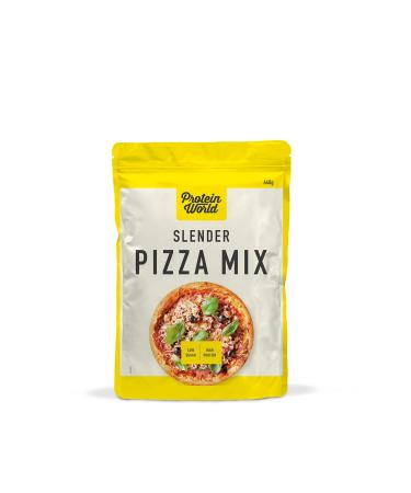 Protein World Slender Pizza Mix Nutritious Easy to Make Maintain Lean Muscle Mass with Wheat Flour Pea Protein Vegetarian Soy Free High Protein Low Sugar 8 Serving 480g
