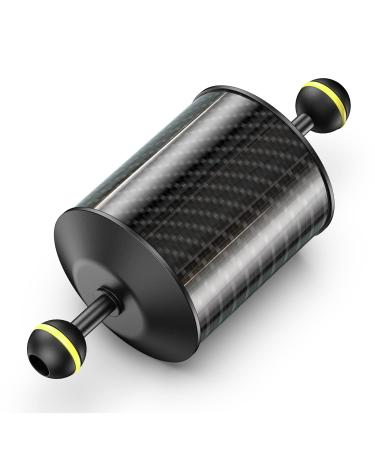Sea frogs D80mm, 7'', Carbon Fiber Float Arm for Ultralight, Aquatic Arm, Buoyancy Provided 500 g, Underwater Camera System Diving Tray Video Light/Strobe GA-9