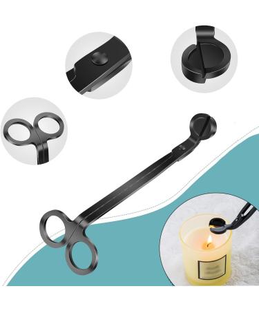 Qeeheng 4-in-1 Candle Accessories Set | Candle Cutter Wick Trimmer & Extinguisher | Premium Stainless Steel Tool Set (Black) - Perfect for International Shipping - Buy Online on SooperMarket.com