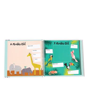 Lucy Darling Animal Baby Memory Book: First Year Journal for Boy or Girl - USA Made Milestone Keepsake - Buy Online on SooperMarket.com