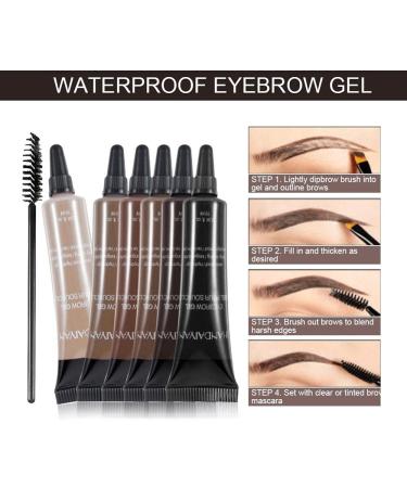 Professional Eyebrow Interlocking Cream with Brush | Water-Density Tinting Gel & Cosmetics Tools - Buy Online on SooperMarket.com
