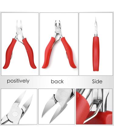 Toe Nail Clippers for Thick Nails & Ingrown Toenail Precision Toenail Clippers Nail Cutter Nail Scissors for Toenails Stainless Steel Toenail Scissors Ingrown Toenail Tool for Elderly Women Men - Buy Online on SooperMarket.com