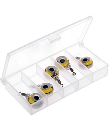 5PCS LED Fishing Light - Deep Drop Underwater Round Shape Squid Strobe Lure for Bait | International Shipping Available - Buy Online on SooperMarket.com