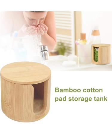 DTT Reusable Makeup Remover Pads Bamboo Cotton Facial Rounds Facial Pads with Round Box for Storage everyday - Buy Online on SooperMarket.com