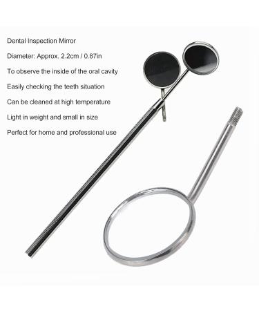 10-Piece Dental Mirror Set | Stainless Steel Teeth Cleaning Tools for Oral Hygiene | Daily Use Mouth Inspection - Buy Online on SooperMarket.com