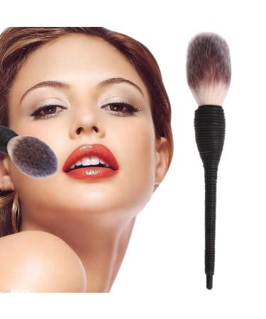 1PC Handmade Rattan Handle Makeup Brush - Professional Tricolor Powder & Blush Brush for Flawless Blending | Shop Now for International Shipping - Buy Online on SooperMarket.com