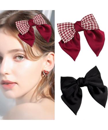 Limtula Cute y Flat Clips Hairpin Large Barrette Headdress Bunches Accessories Elegant knot Cute Headdress Red - Buy Online on SooperMarket.com