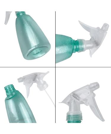 Gvolatee 3 Pack 500ml Refillable Spray Bottles - Transparent Plastic Atomizers for Plants Hair and Cleaning - Mixed Colors - Buy Online on SooperMarket.com