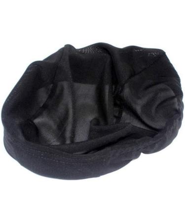Buy Tosssper Black Mesh Elastic Wig Caps - Open End Fish Net Dome Hat for Women | Perfect Wig Accessories - Buy Online on SooperMarket.com