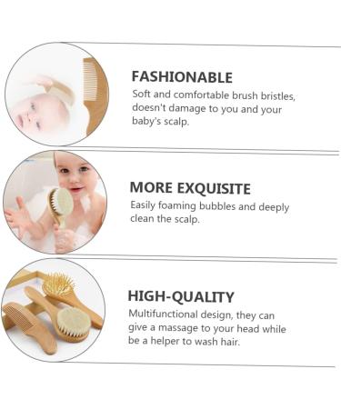 KALLORY Bath Brush Set - 3pcs Kids Spa Kit with Loofah Back Strap and Exfoliator Brush - Buy Online on SooperMarket.com
