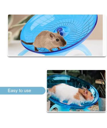 Silent Hamster Wheel Hamster Flying Saucer Plastic Running Wheel Playing Toy Hamster Running Sports Wheel for Gerbils Squirrels Guinea Pig Syrian Small Animals Pets - Buy Online on SooperMarket.com