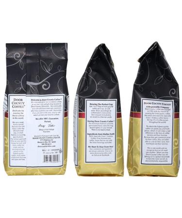 Door County Coffee Amaretto Flavored Ground Coffee 10 oz Bag - Medium Roast - Buy Online on SooperMarket.com