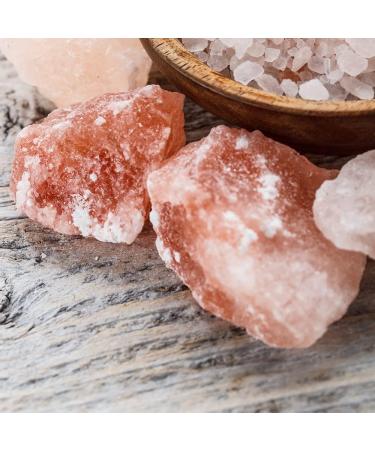 HSD 100% Authentic Pure Natural Glow Pink Himalayan 50-70mm Rock Salt Crystal Rocks Chunks - Salt Chunks Food Grade Lick Stones Bath Salt Spa Inhaler Therapy Rock Salt Crystals (1 Kg Salt Chunks) - Buy Online on SooperMarket.com