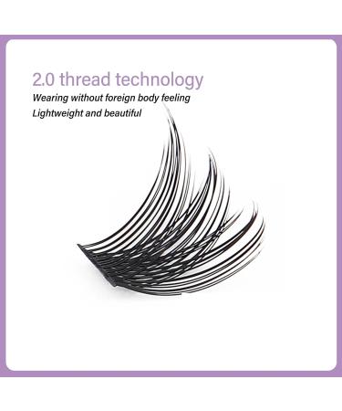 D Curl Extension Eyelashes Thick 84 Clusters D Curl Lash Extensions Dense for Daily Use - Buy Online on SooperMarket.com