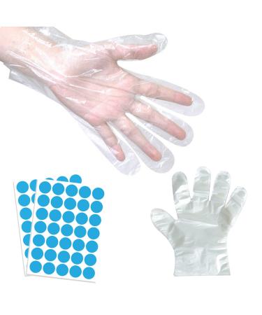 Xerteam 100pcs Wax Paraffin Bath For Hands Paraffin Bath Gloves Can Be Used For Hand Pedicure Hot Spa Wax Treatment Heated And Liners Film Plastic Mitts Disposable Baths Cover 100pcs Gloves