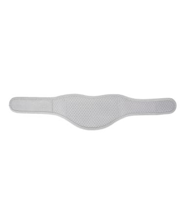 Neck wrap for pain relief breathable network material collar bandage light neck collar protection for pain relief or moxibus care (gray)