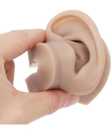 Silicone Ear Model Left and Right Soft Flexible Model Fake Ear Piercing Practice Human Ear Model Silicone Ear for Jewelry Display Acupuncture Teaching (#3) - Buy Online on SooperMarket.com