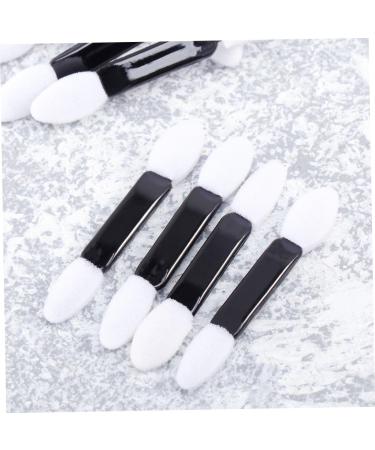 CIMAXIC 100pcs ladies suits EyeShadow Sponge Applicator eyeshadow brush kit Smudge brush Oval travel Patcher M White - Buy Online on SooperMarket.com