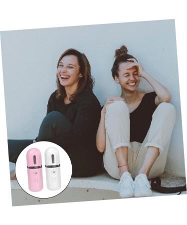 BELLIFFY 2pcs Moisturizing Sprayer Mini Face Sprayer Mist Sprayer Humidifier USB Face Handy Sprayer Abs - Buy Online on SooperMarket.com