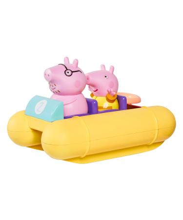 TOMY Toomies Peppa Pig Pull and Go Pedalo Baby Bath Toys Kids Bath Toys for Water Play Fun Bath Accessories for Babies & Toddlers Suitable for 18 Months 2 3 & 4 Year Olds Pull & Go Pedalo