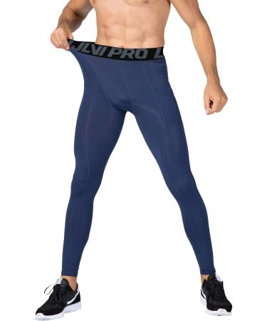 Men's Compression Pants - Breathable Sports Leggings for Jogging & Gym | LNJLVI Red/Navy/Blue - Buy Online on SooperMarket.com