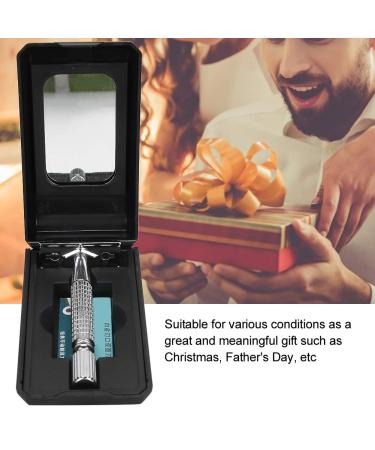Classic Stainless Steel Double Edge Safety Razor - Essential Portable Razor for Men | International Shipping Available - Buy Online on SooperMarket.com