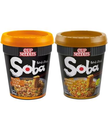 Nissin Soba Cup Noodles Wok Style Assorted Bundle 5 Different Flavours (Pack of 20) by CNMART - Buy Online on SooperMarket.com