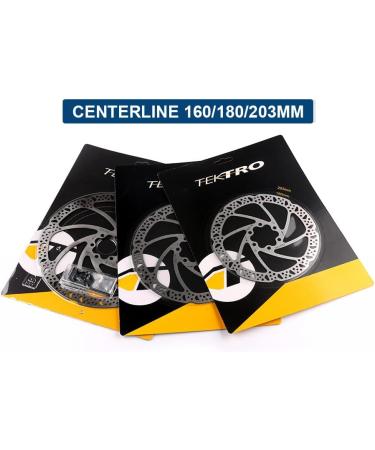 2 Pcs Tektro Disc Brake Rotors with Bolts - 160mm, 180mm, 203mm Options - Buy Online on SooperMarket.com
