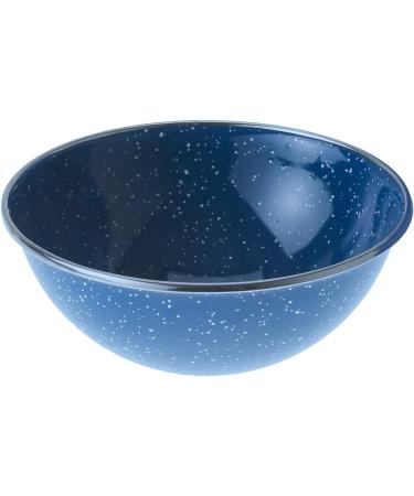 GSI Outdoors Camp Table Set for 4 - Enamel Pioneer Plates, Bowls & Coffee Mugs - Blue | Perfect for Camping, Outdoors, RV - 4 Person Set - Buy Online on SooperMarket.com