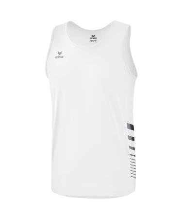 ERIMA Children's Race Line 2.0 Running Singlet made of quick-drying stretchy functional material with flat seams 164 New White
