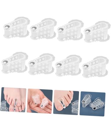 4 Pairs Magnetic Splitter Hammer Straightener Pedicure Tools for Women - Bunion Pads & Transparent Splints - Buy Online on SooperMarket.com