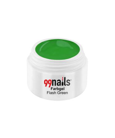 99nails Color Gel - Green Flash 1 pack (1 x 5 ml)