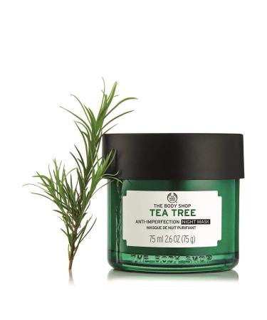 Shop The Body Shop Tea Tree Night Mask 75ml | Purifying Tea Tree Oil Skincare for Clear Skin - Buy Online on SooperMarket.com