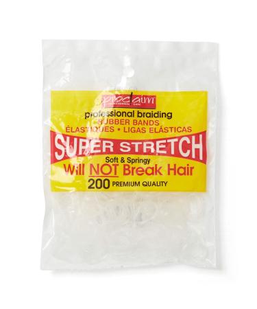 200 Clear Hair Ties Rubber Bands for Hair.Hair Accessories for Women.Hair Accessories for Girls.Mini Hair Rubber Bands Can Be Used as Pet Supply Dog Hair Ties for Dog Grooming Top Knots and Dog Bows. Clear 200ct