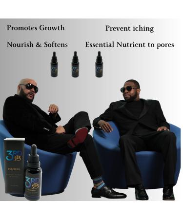 Vegan Beard Care Oil - Softens & Promotes Growth with Argan Tea Tree Grapeseed & Jojoba Oil - Buy Online on SooperMarket.com