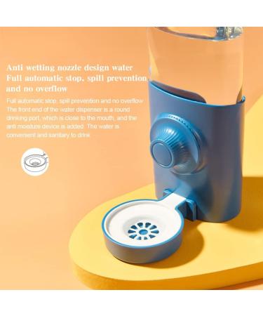 Rabbit Water Bottle 600ml/21oz Guinea Pig Water Bottle Non Drip Rabbit Water Feeder Free Standing Small Animal Water Bottle for Dog Cat Guinea Pig Rabbit Hamster and the Other Small Animals(Blue) - Buy Online on SooperMarket.com