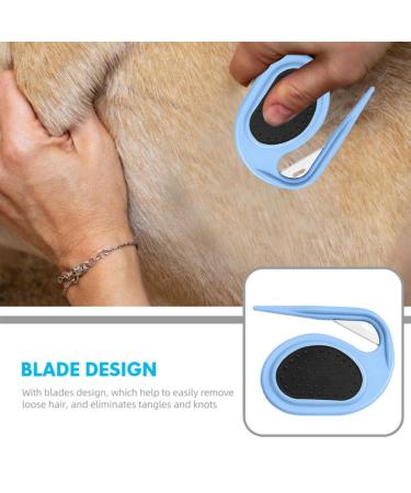 Pulunto Dog Comb Set - 4 Piece Fur Care Kit for Pets | Grooming Tool for Open Knots & Trimming | Ideal for Puppies - Green & Black - Buy Online on SooperMarket.com