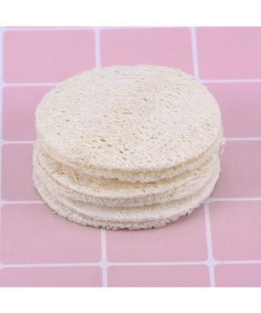 Frcolor 50 Pcs Loofah Face Pads | Exfoliating Sponges for Makeup Removal and Facial Scrub | Reusable Soft Skin Care Pads - Buy Online on SooperMarket.com