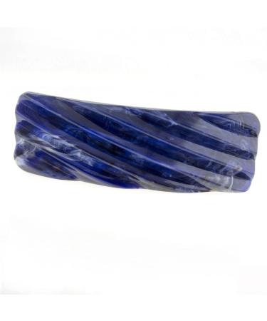 Buy Lapis Blue Serrated Hair Clip 8.8x3cm - Made in Germany | WeLoveBeads - International Shipping Available - Buy Online on SooperMarket.com