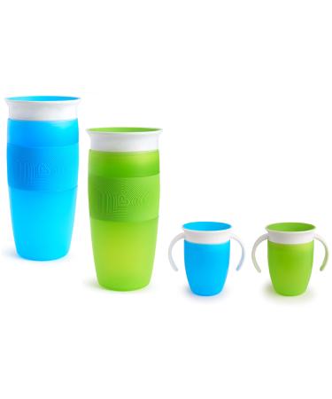 Munchkin Miracle 360 Sippy Cup (Blue/Green 7oz & 14oz) Blue Green