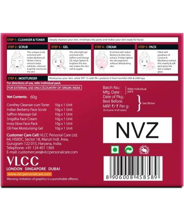 VLCC Facial Party Glow 60gm - Radiant Skin for Any Occasion | International Shipping - Buy Online on SooperMarket.com