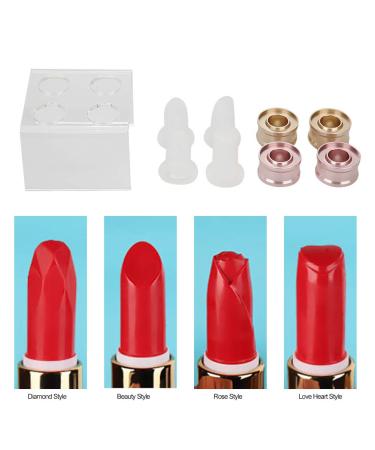 Agatige 4 Style Silicone Lipstick Mold | 12mm DIY Lipstick Making Kit for Homemade Lip Balm & Cream - Buy Online on SooperMarket.com