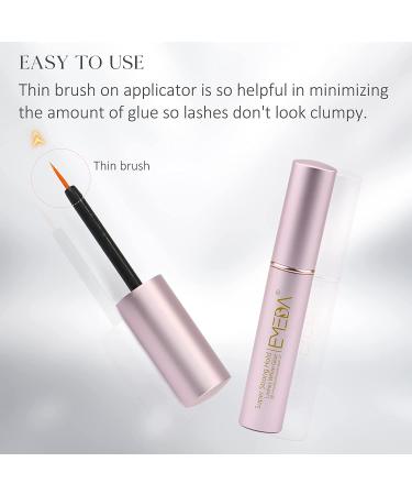 EMEDA Super Strong Hold Clear False Eyelash Glue - Latex Free, Waterproof, Suitable for Sensitive Eyes - 5ml/0.17oz - Buy Online on SooperMarket.com