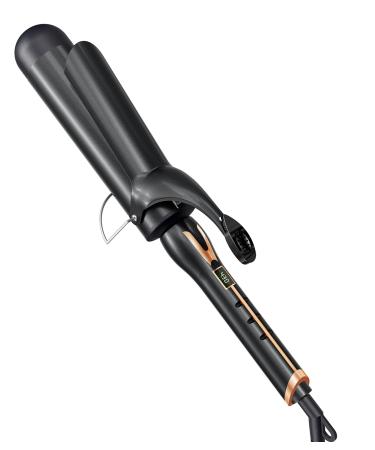 2 Inch Curling Iron for Long Hair Loose Curls 14 Heat Settings Large Barrel Curling Iron Ceramic Curling Iron 2 Inch Barrel with Argan Oil Infused Big Barrel Curling Iron 2 inches