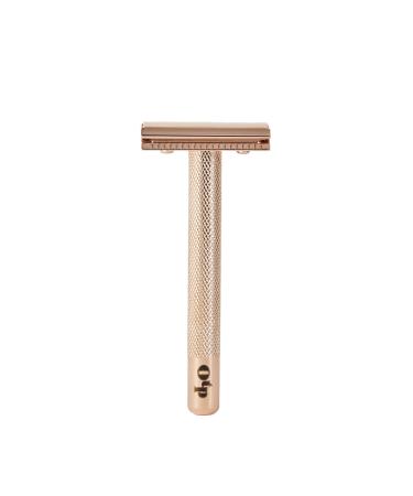 OUI the People Single-Blade Women's Safety Razor for Sensitive Skin (Rose Gold)