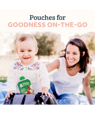 Gerber Organic Baby Food Pouches - WonderFoods Banana Red Berries Granola 3.5oz (Pack of 12) - Buy Online on SooperMarket.com