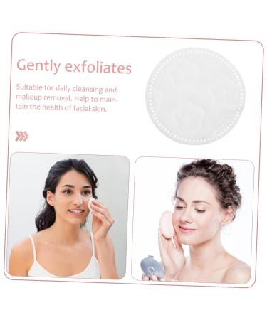 FRCOLOR 4pcs Cotton Pad Set - Round Makeup Remover & Exfoliating Pads for Face Masks - Pure White Disposable Cleansing Rounds - Buy Online on SooperMarket.com
