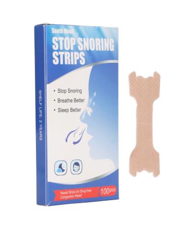 100Pcs Breathe Original Nasal Strips for Sensitive Skin HReduce Snoring Prevent Mouth Breathing Promote Sleep Nose Patches by Colds and Allergies