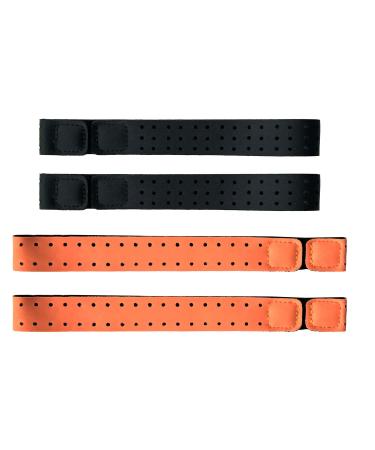4 Pack Heart Rate Monitor Replacement Wristband Compatible with OTF OTF Burn Orange Theory Fitness OT Beat Heart Rate Sensor